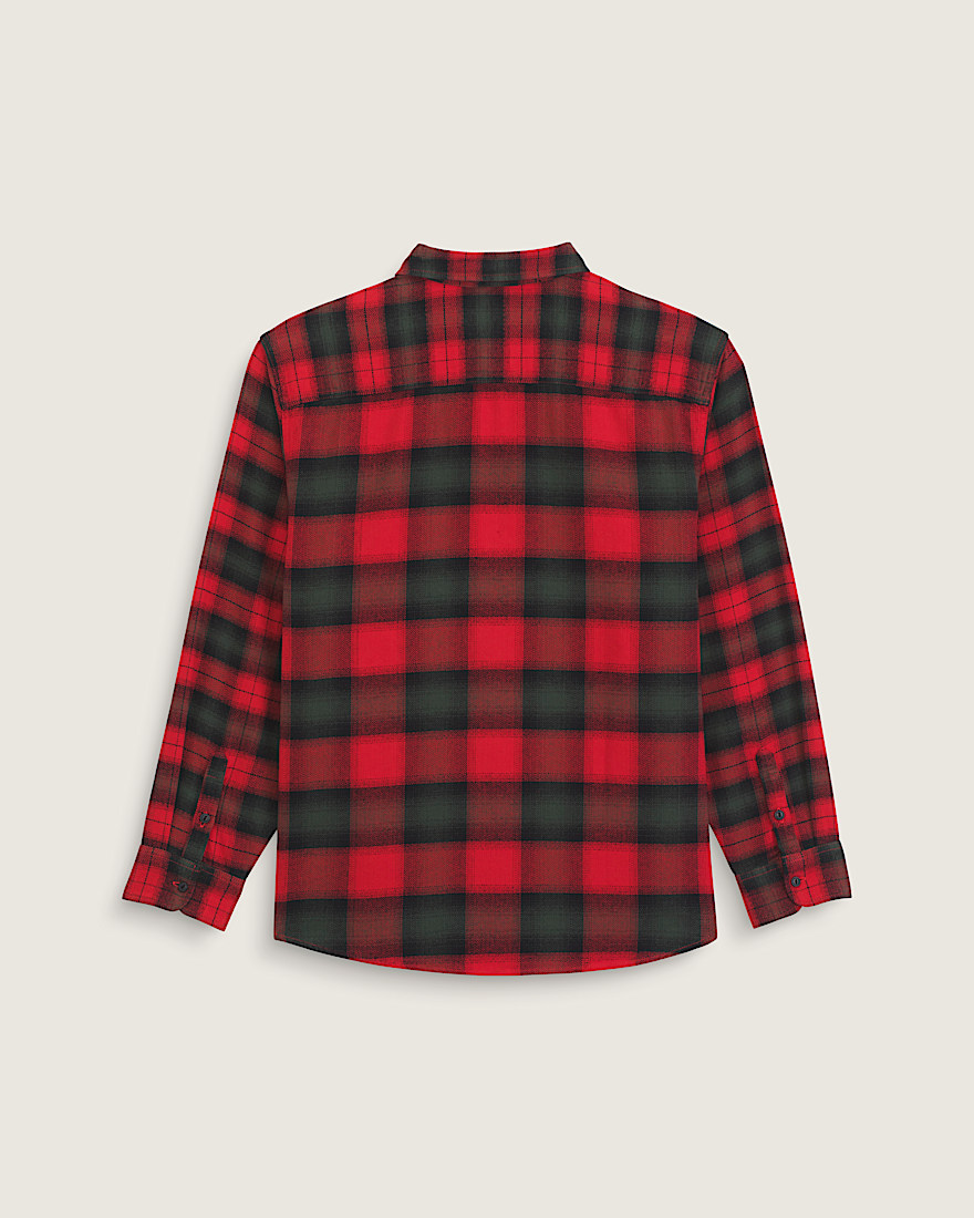 Lawson Mixed Plaid Flannel Shirt VANS Racing Red ALT1