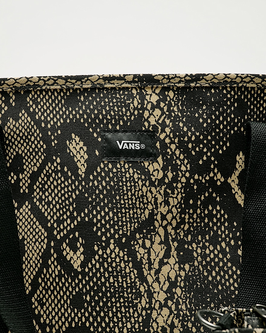 Pergs Tote Bag VANS Python Turtledove White ALT3