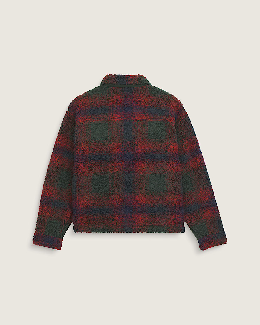Yukon High Pile Jacquard Jacket VANS Oil Green ALT1