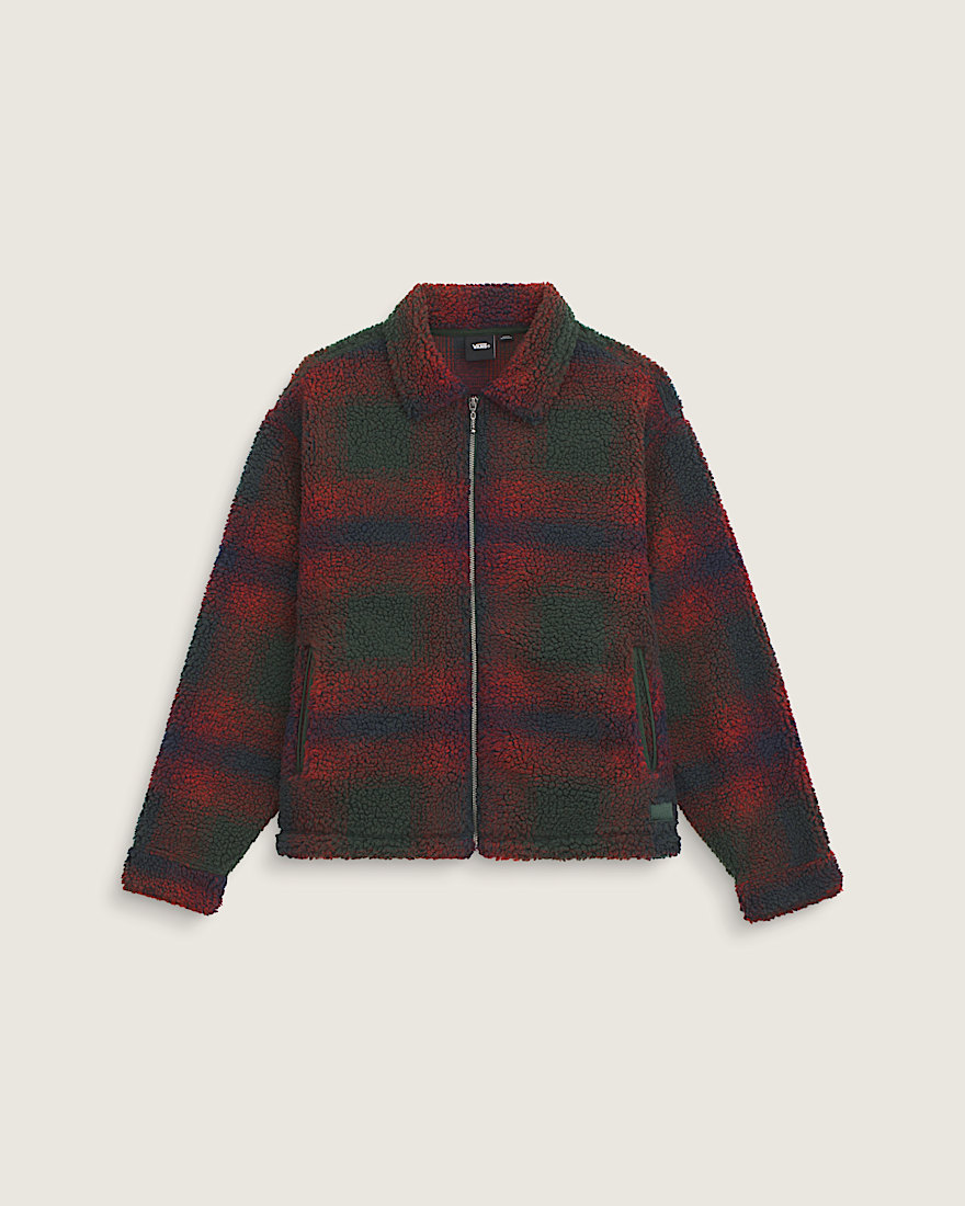 Yukon High Pile Jacquard Jacket VANS Oil Green HERO