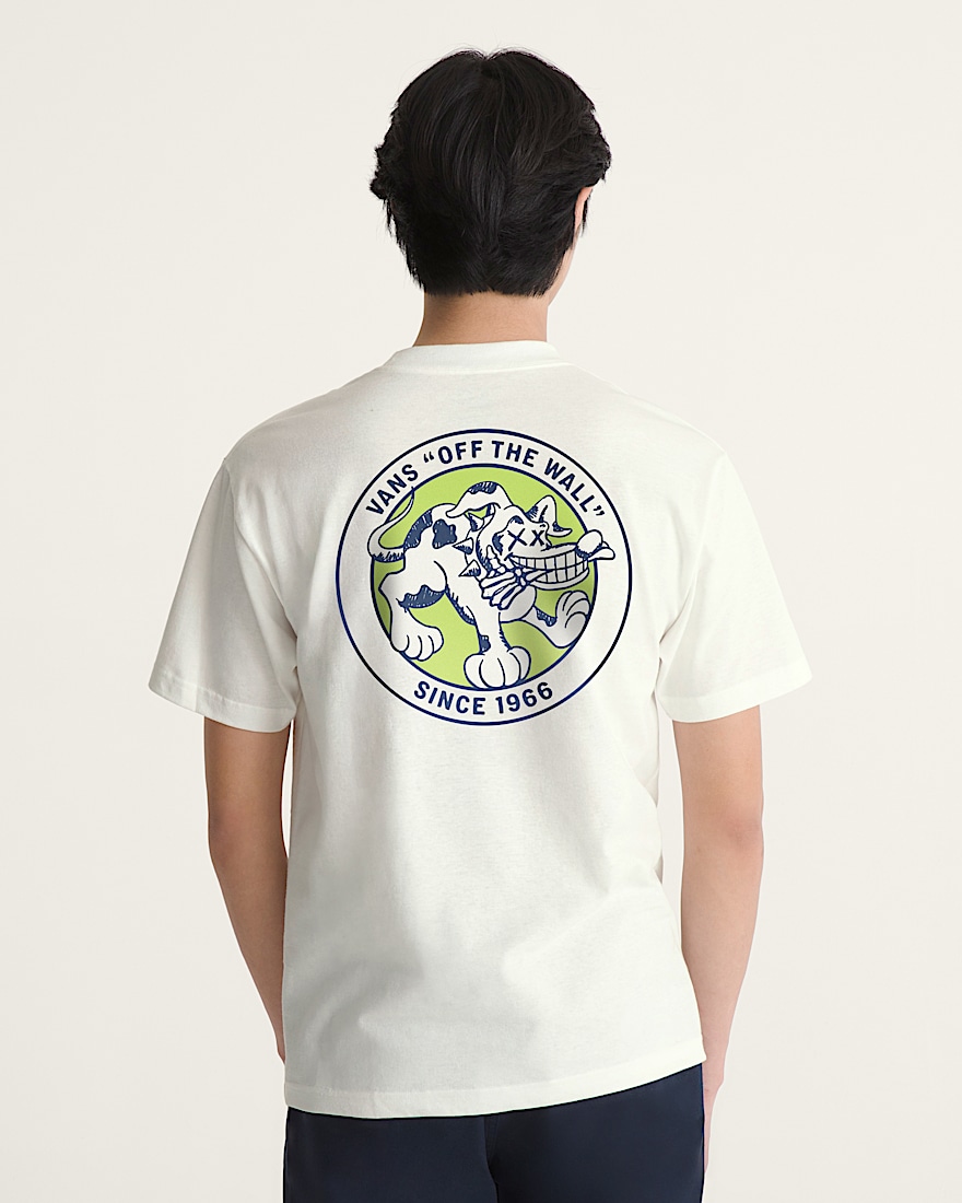 Good Fido Short Sleeve Tee VANS Marshmallow White HERO