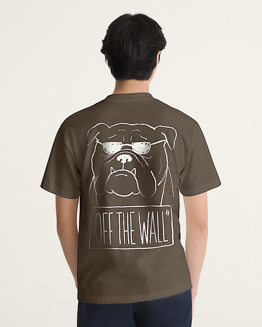 Bone To Be Wild Short Sleeve Tee VANS Vintage Cocoa Brown HERO
