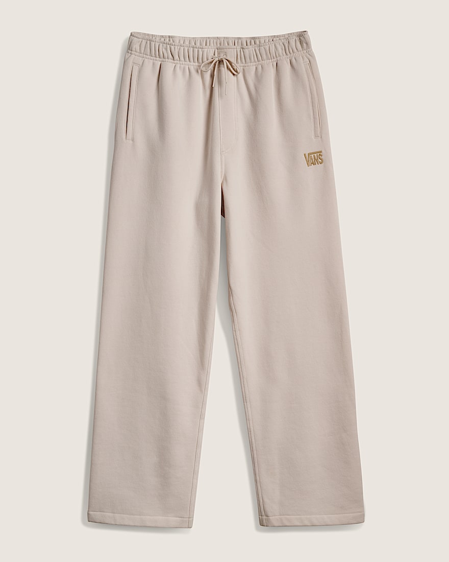 Stretch Logo Straight Leg Pant VANS Turtledove White HERO