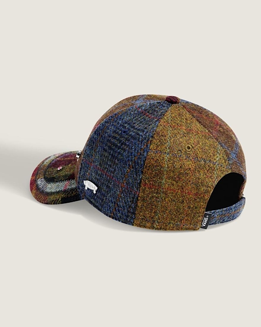 Vans X Harris Tweed Snapback Hat VANS Tweed Multi Brown ALT2