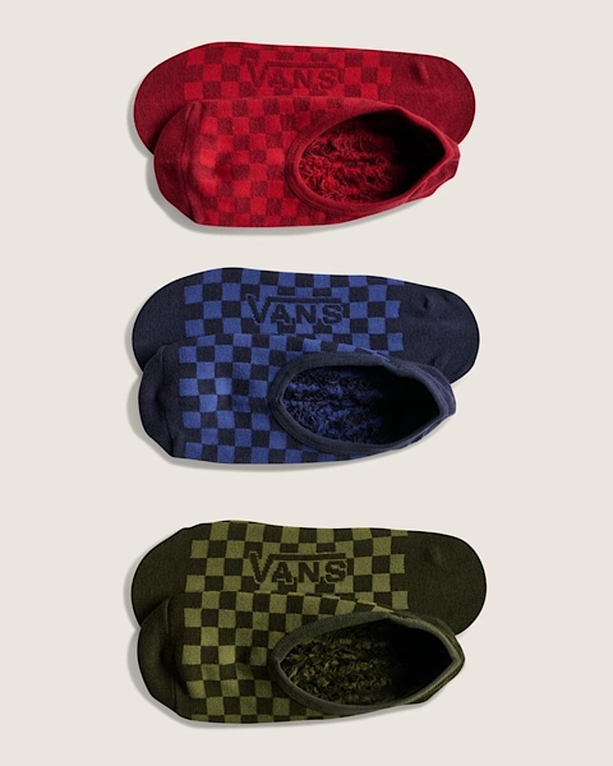 Checkerboard Canoodle Socks VANS Obsidian Fern Green HERO