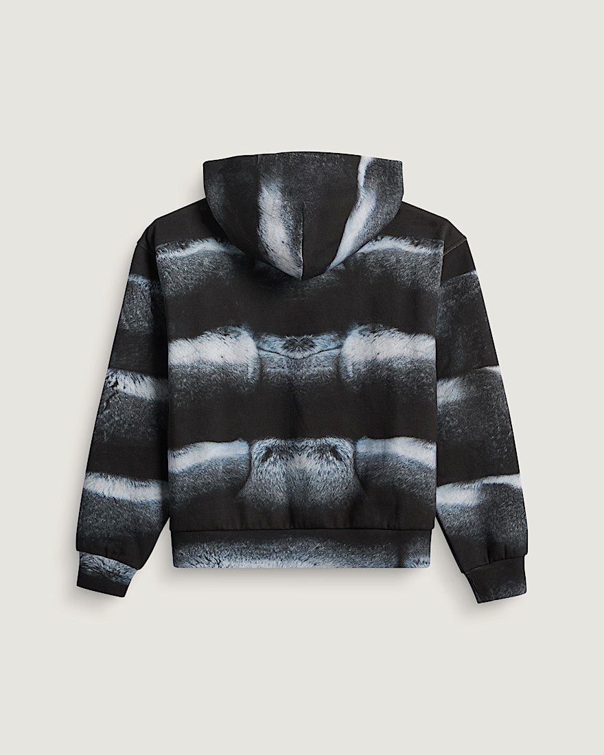 VANSZA AO Fur Hoodie VANS VANSZA Black ALT1