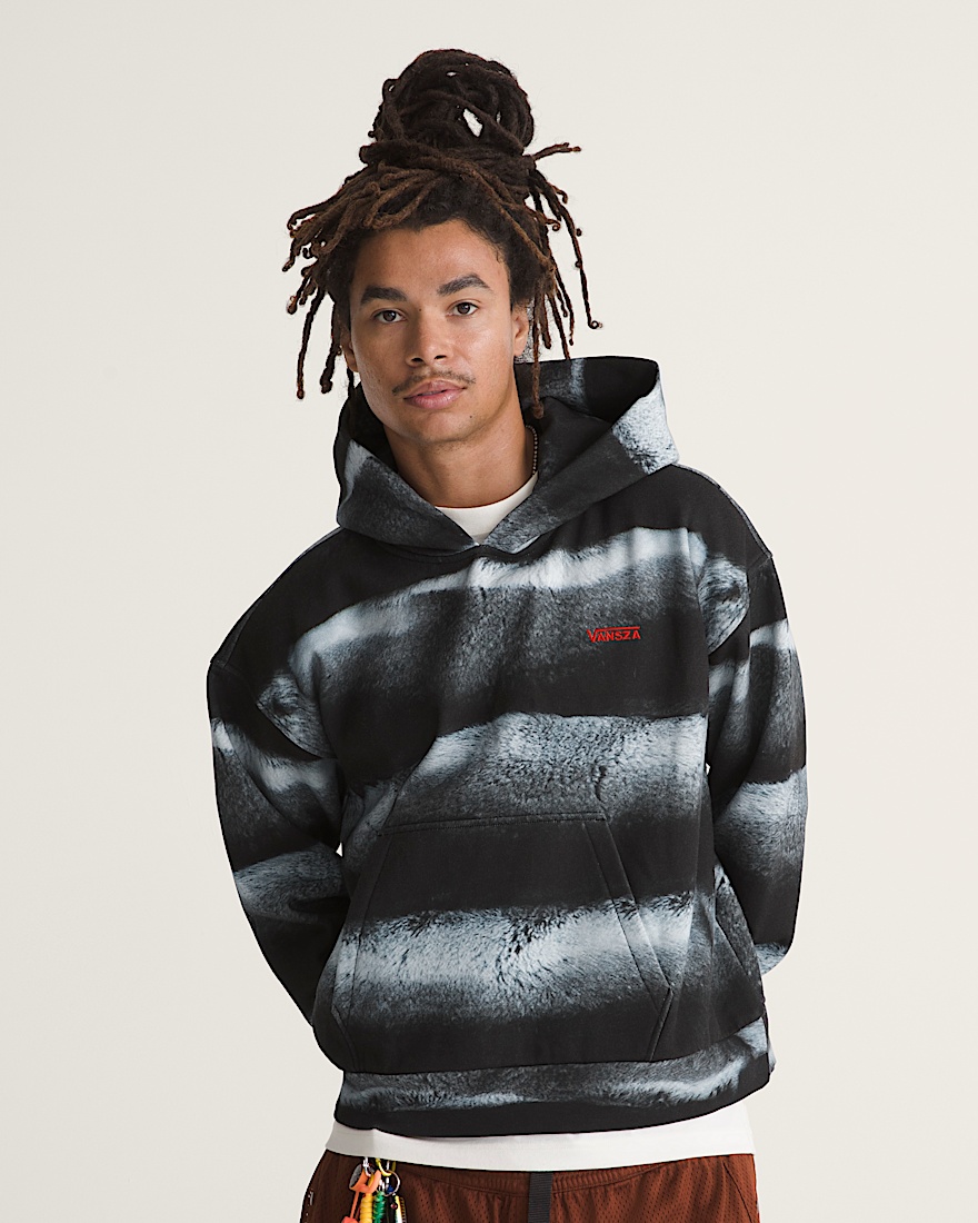 VANSZA AO Fur Hoodie VANS VANSZA Black ALT4