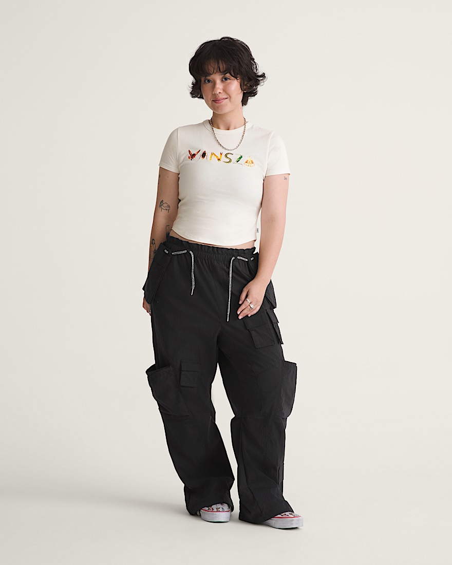 VANSZA Parachute Pant VANS VANSZA Black ALT4