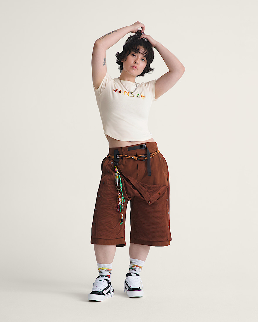 VANSZA Outdoor Oversized Short VANS VANSZA Brown Earth ALT4