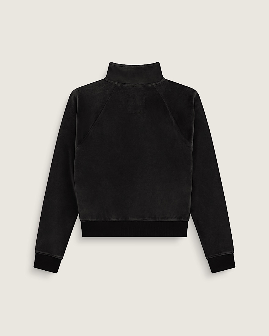Nikita Velour Track Jacket VANS Black ALT1
