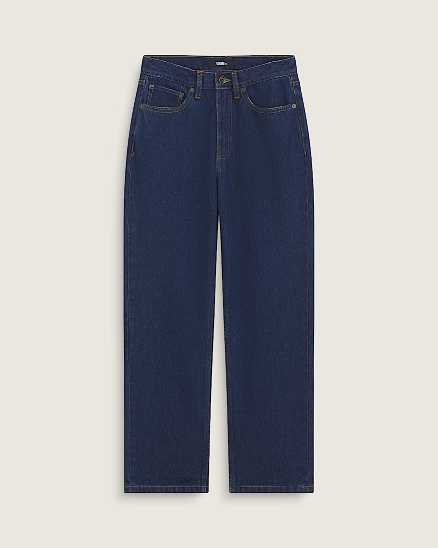 Check 5 Mid Rise Straight VANS Dark Rinse Blue HERO