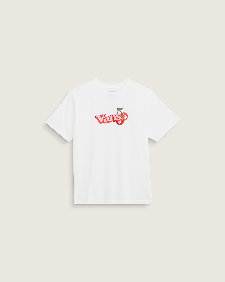Cherry On Top Short Sleeve Tee VANS White HERO