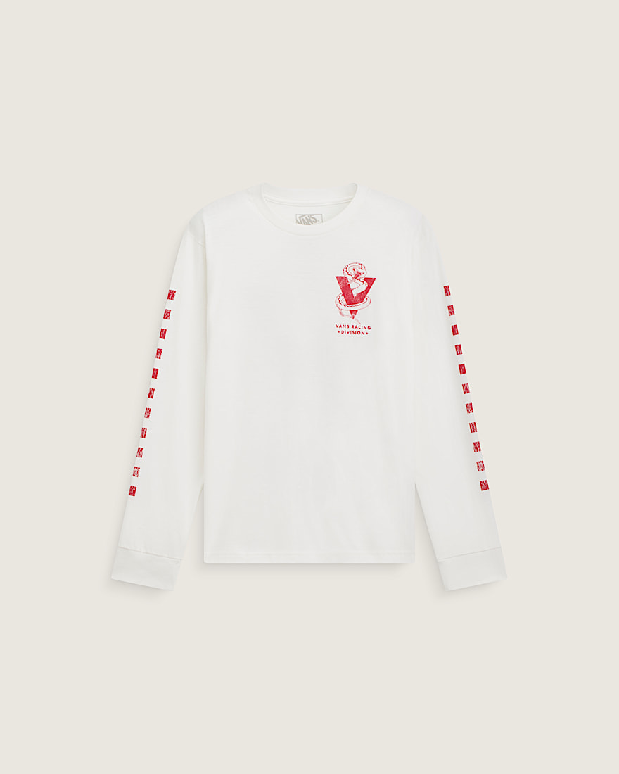 Snake 66 Long Sleeve Tee VANS Marshmallow White ALT1