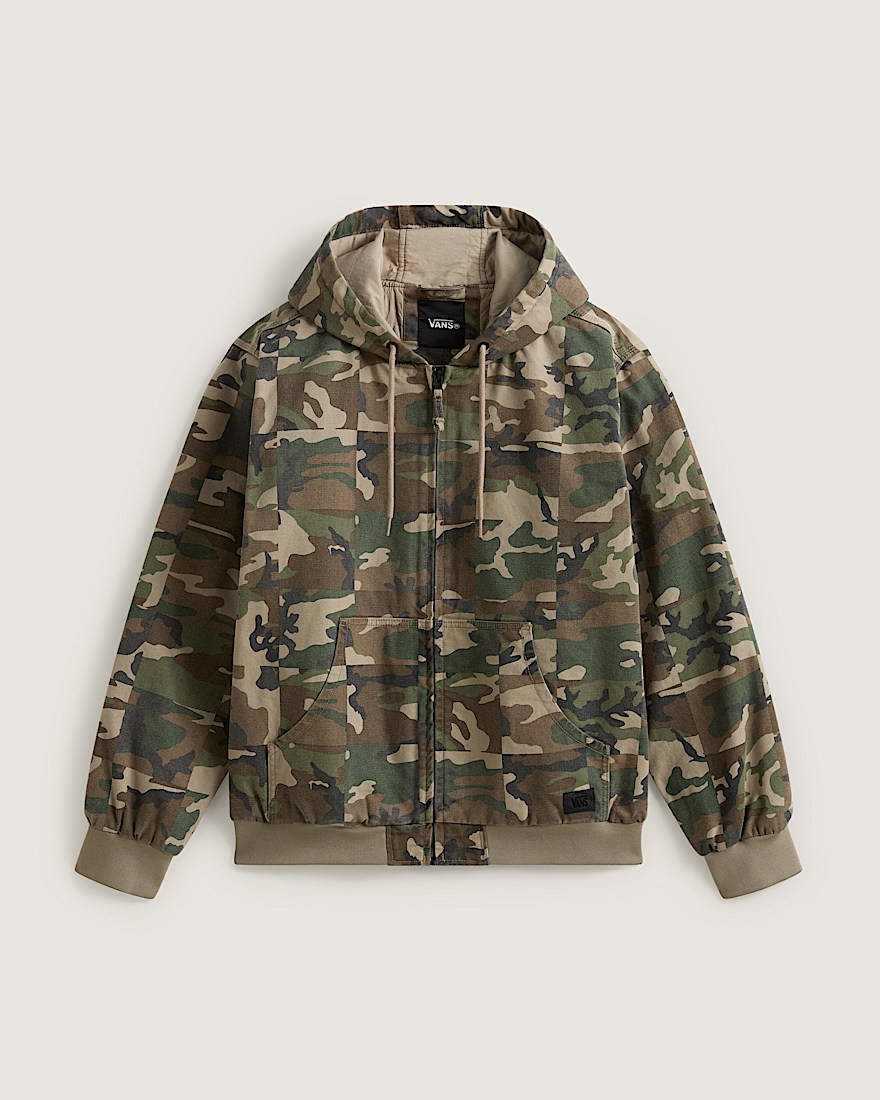 Eli Workwear Canvas Full Zip Jacket VANS Aluminum Grey HERO
