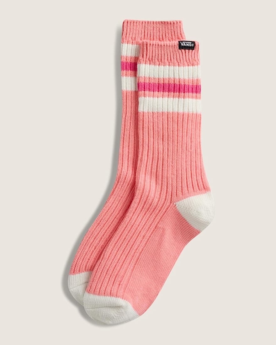 Chunky Crew Socks VANS Sunset Blush Pink HERO
