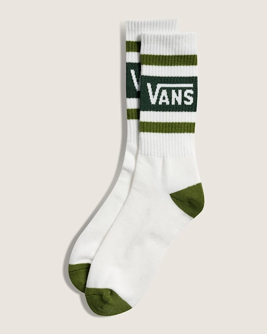 Vans Drop V Crew Socks VANS Oil Green HERO