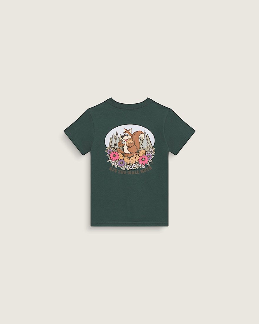 Wall Nuts Short Sleeve Tee VANS Oil Green HERO