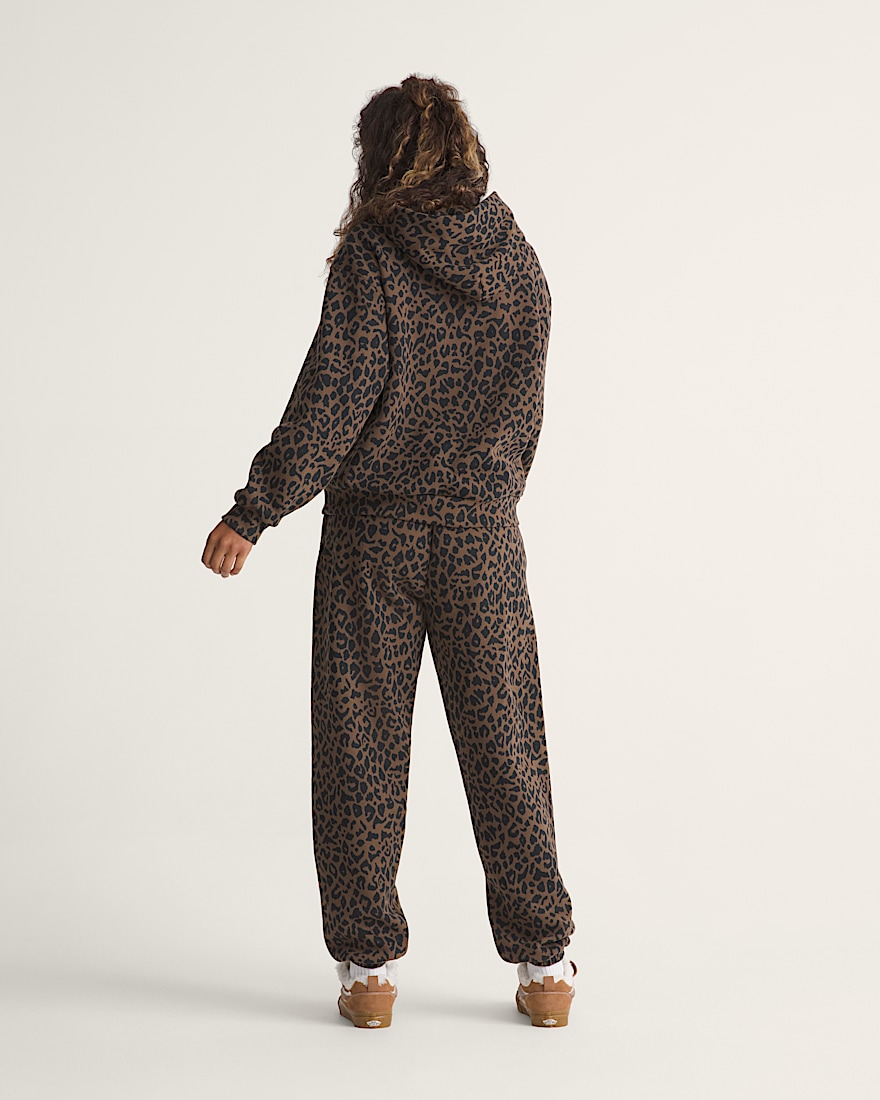 Salton Fleece Jogger Pants VANS Vintage Cocoa Brown ALT4