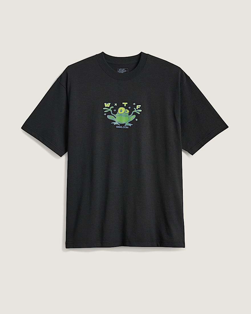 What The Frog Short Sleeve Tee VANS Black HERO