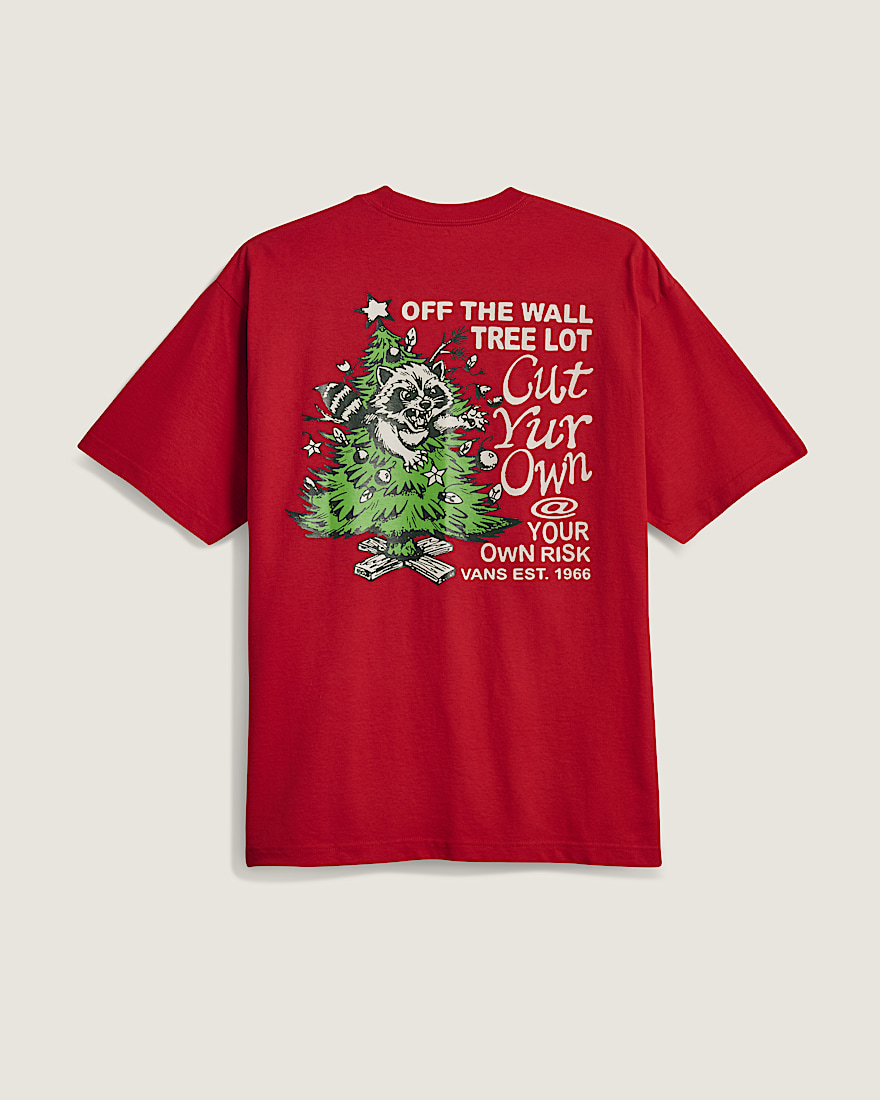 Off The Wall Tree Lot Short Sleeve Tee VANS Racing Red HERO