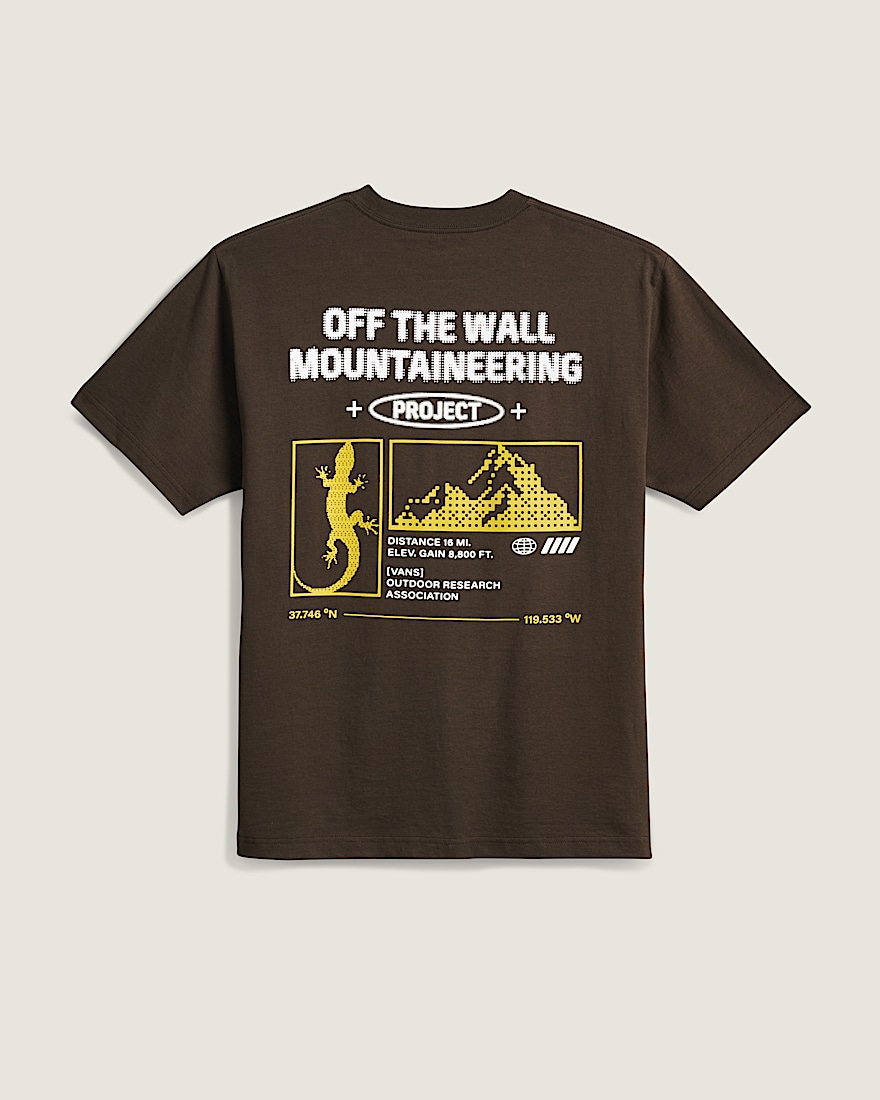Mountaineering Project Short Sleeve Tee VANS Brown HERO