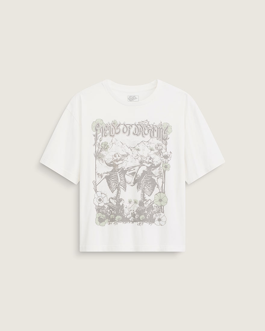 Sky Violets Short Sleeve Tee VANS Marshmallow White HERO