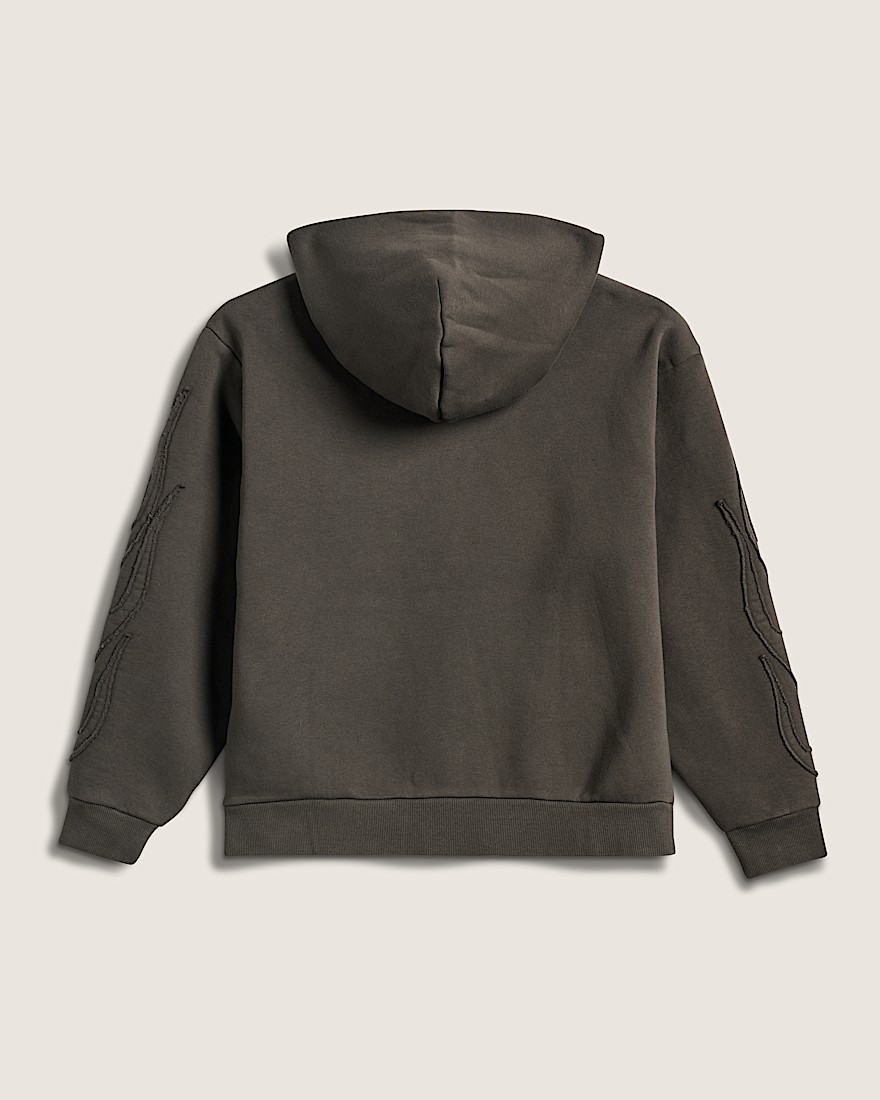 Flame Hoodie VANS Faded Black ALT1