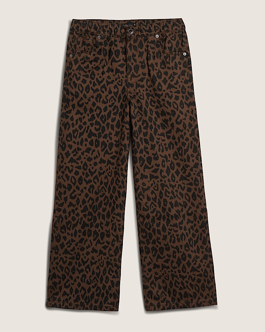 Kids Printed Judy Elastic Waist Pant VANS Vintage Cocoa HERO