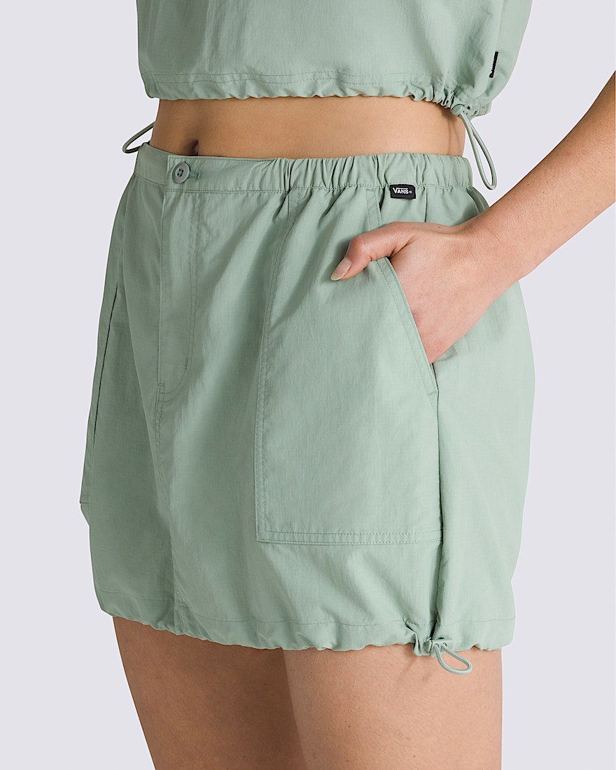 Riley Nylon Mini Skirt