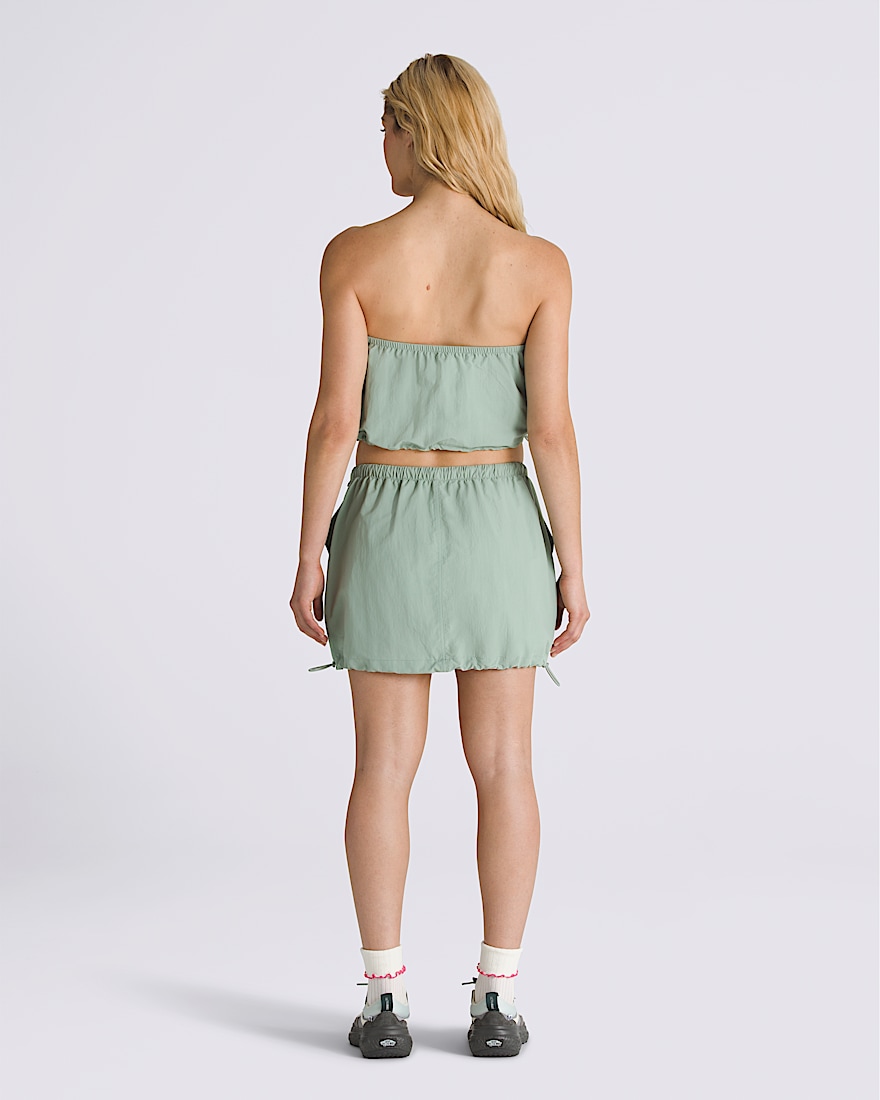 Riley Nylon Mini Skirt