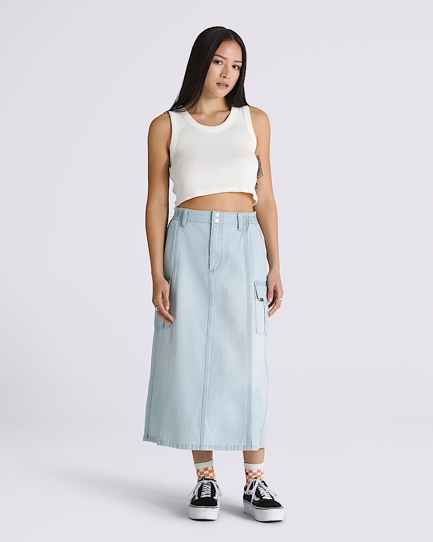 Sidewalk Denim Maxi Skirt