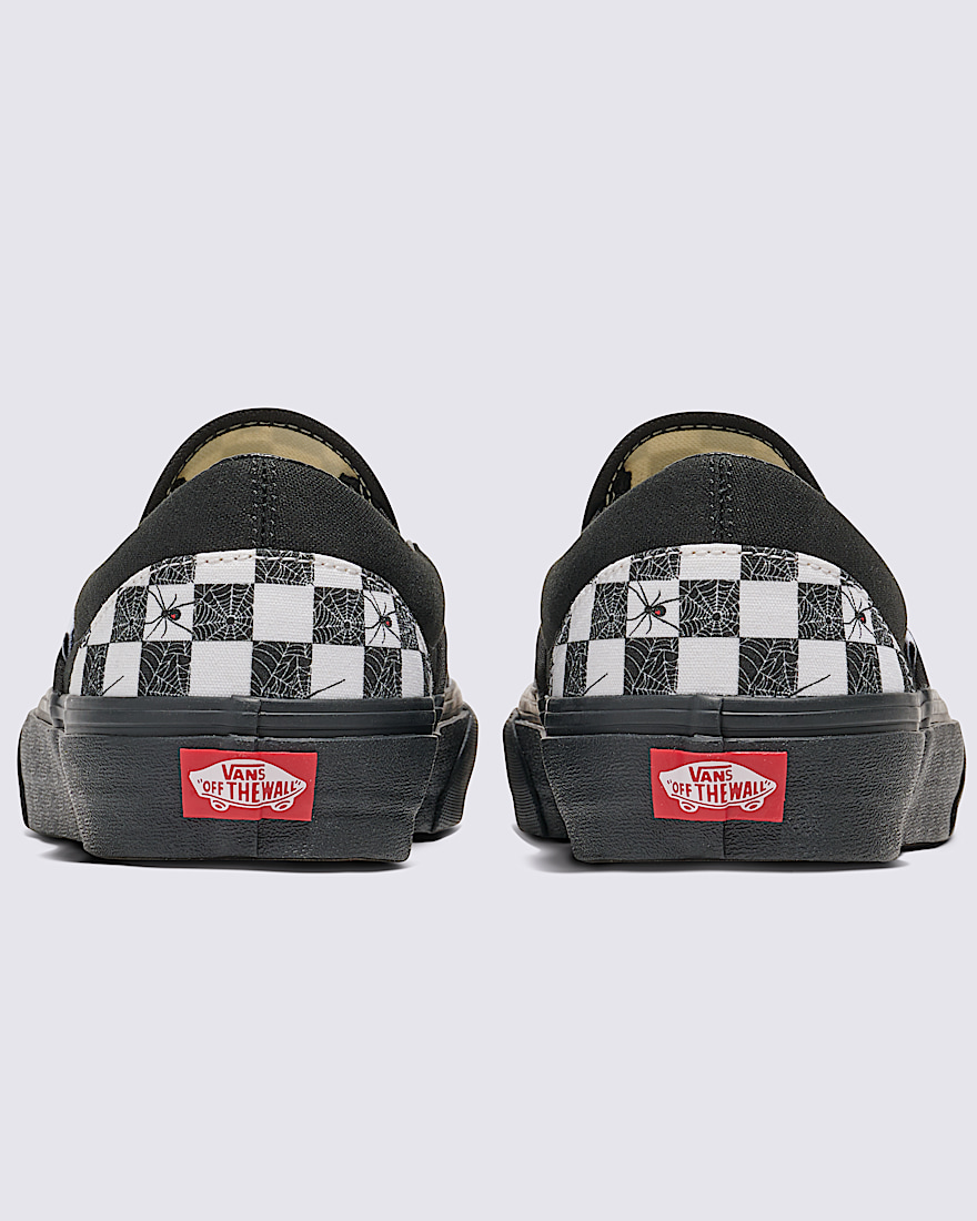 Customs Classic Slip-On Halloween Checkerboard Shoe