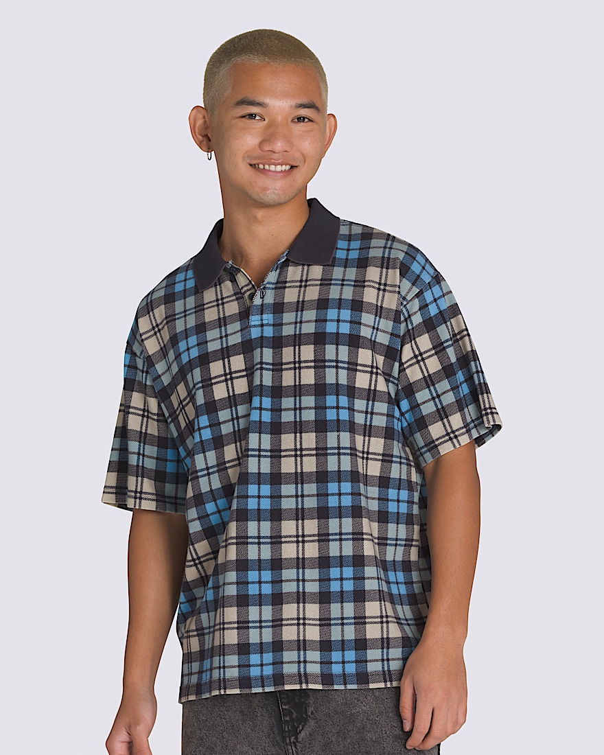 Bellmoor Plaid Polo Shirt