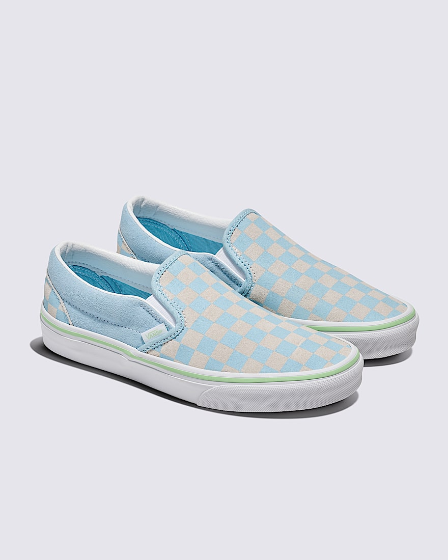 Classic Slip-On Suede Checkerboard Shoe