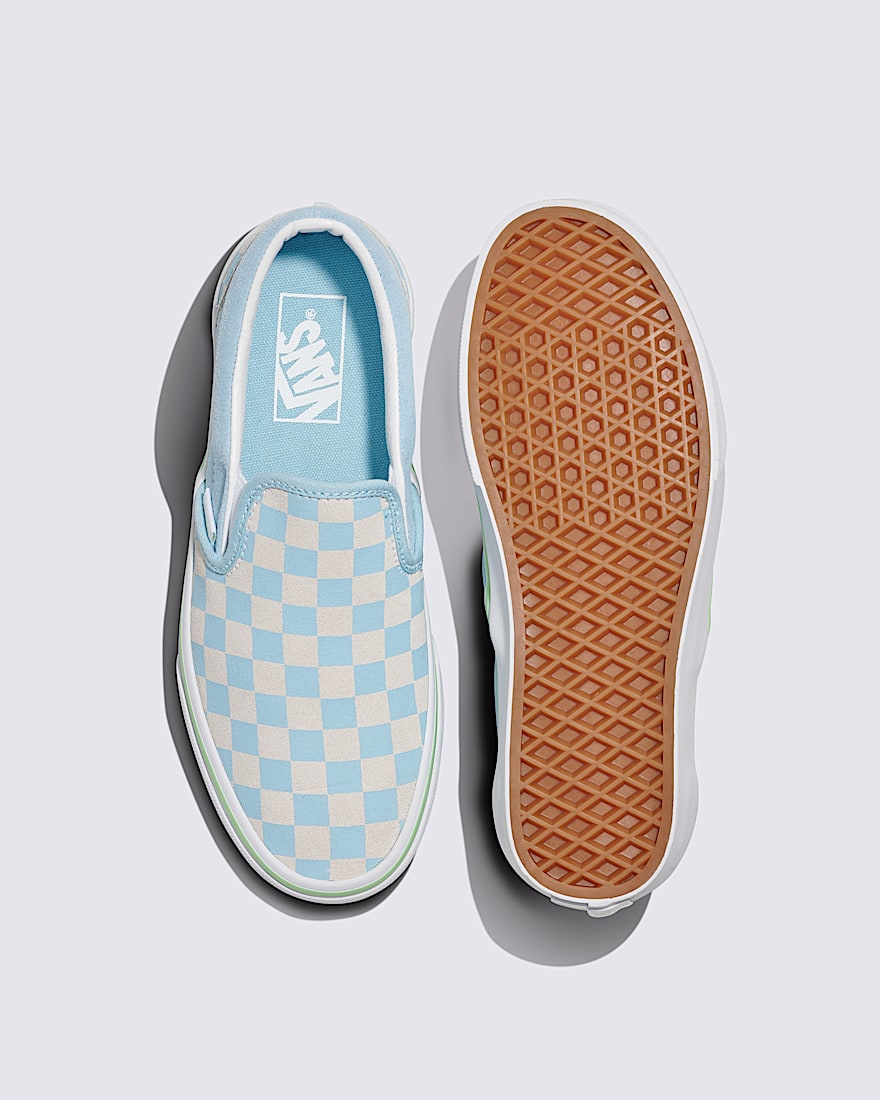 Classic Slip-On Suede Checkerboard Shoe