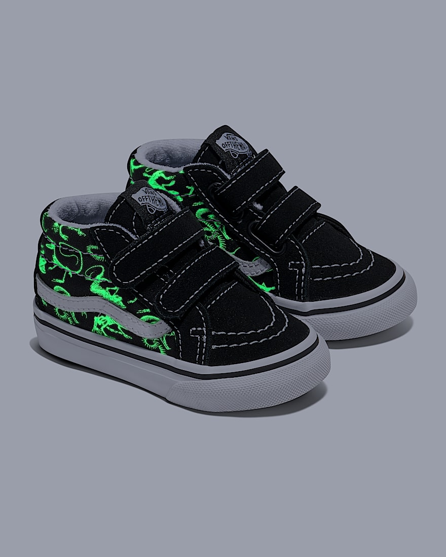 Toddler Sk8-Mid Reissue V Skeletons Shoe