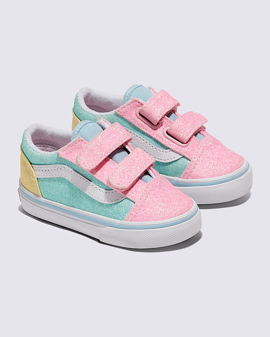 Toddler Old Skool V Glitter Shoe