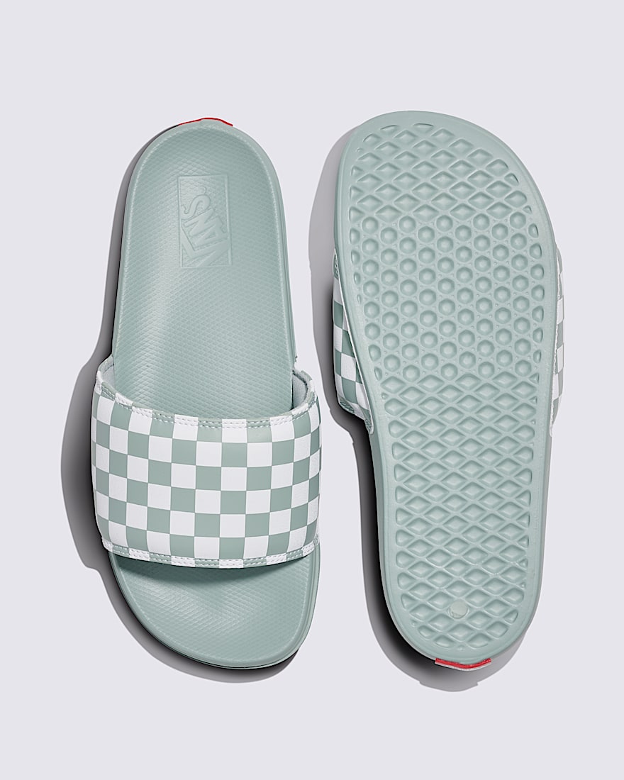 La Costa Checkerboard Slide-On Sandal