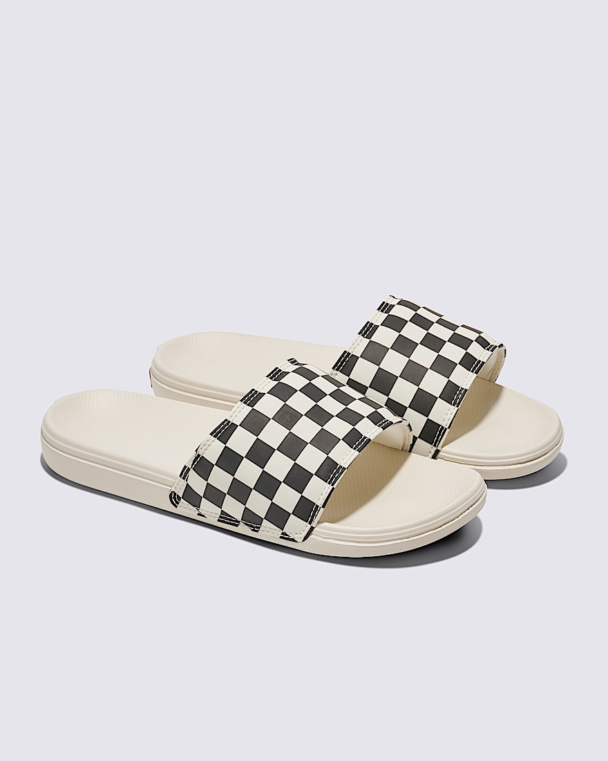 La Costa Checkerboard Slide-On Sandal