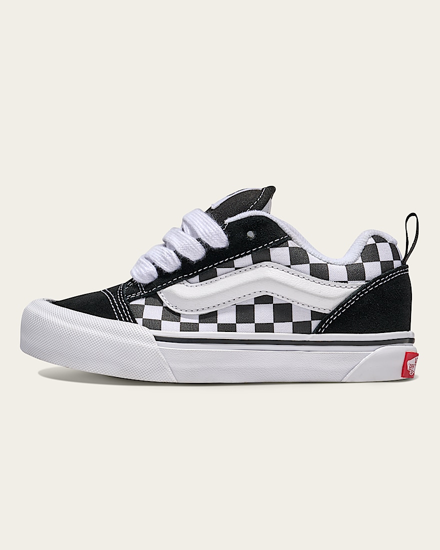 Big Kids Knu Skool Checkerboard Shoe - 1