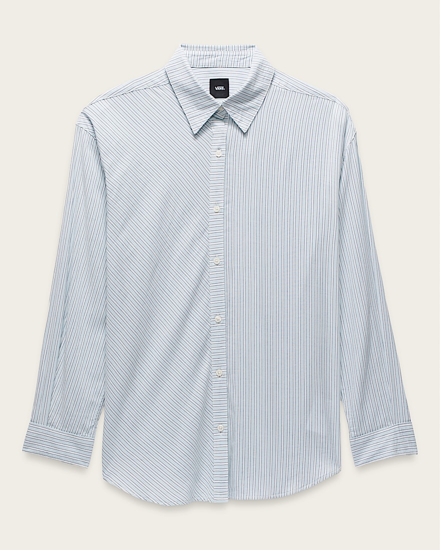Gillian Striped Button Up Shirt - 1