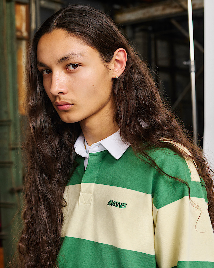 Ward Stripe Rugby Knit Shirt