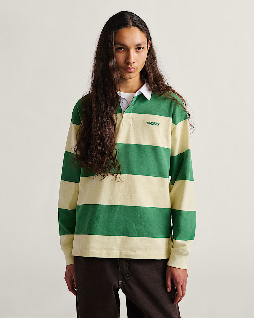 Ward Stripe Rugby Knit Shirt