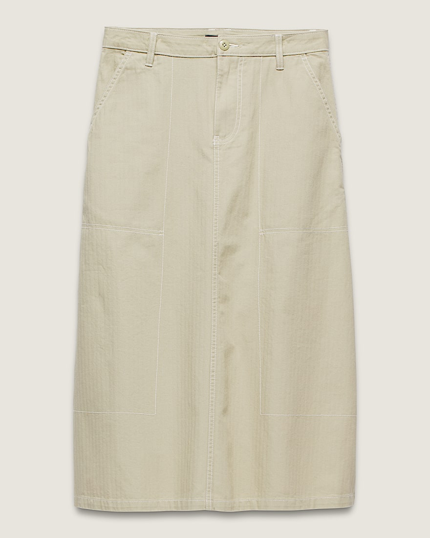 Codey Long Flare Utility Skirt