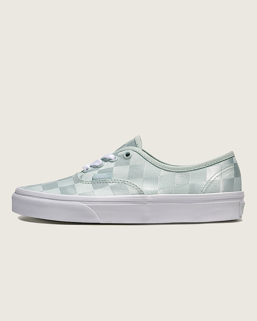Authentic Checkerboard Satin Shoe - 1