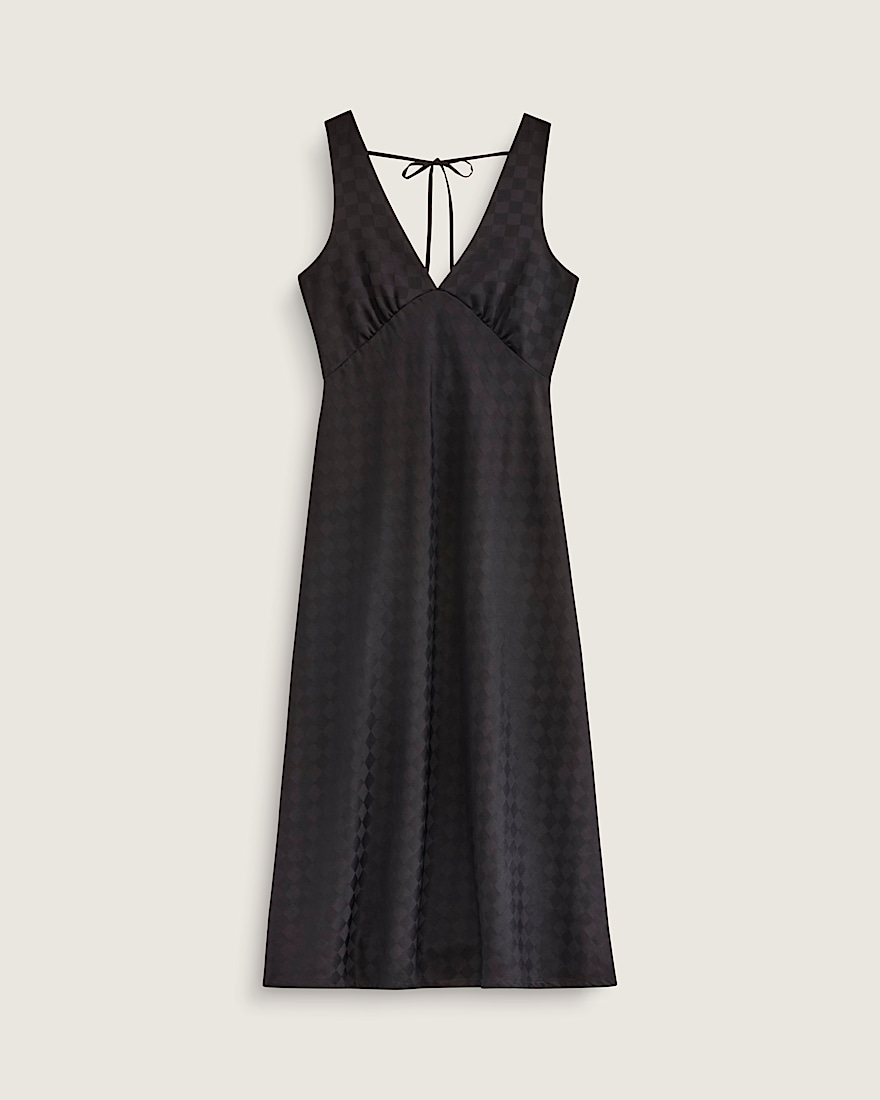 Sandra Checkerboard Slip Dress - 1