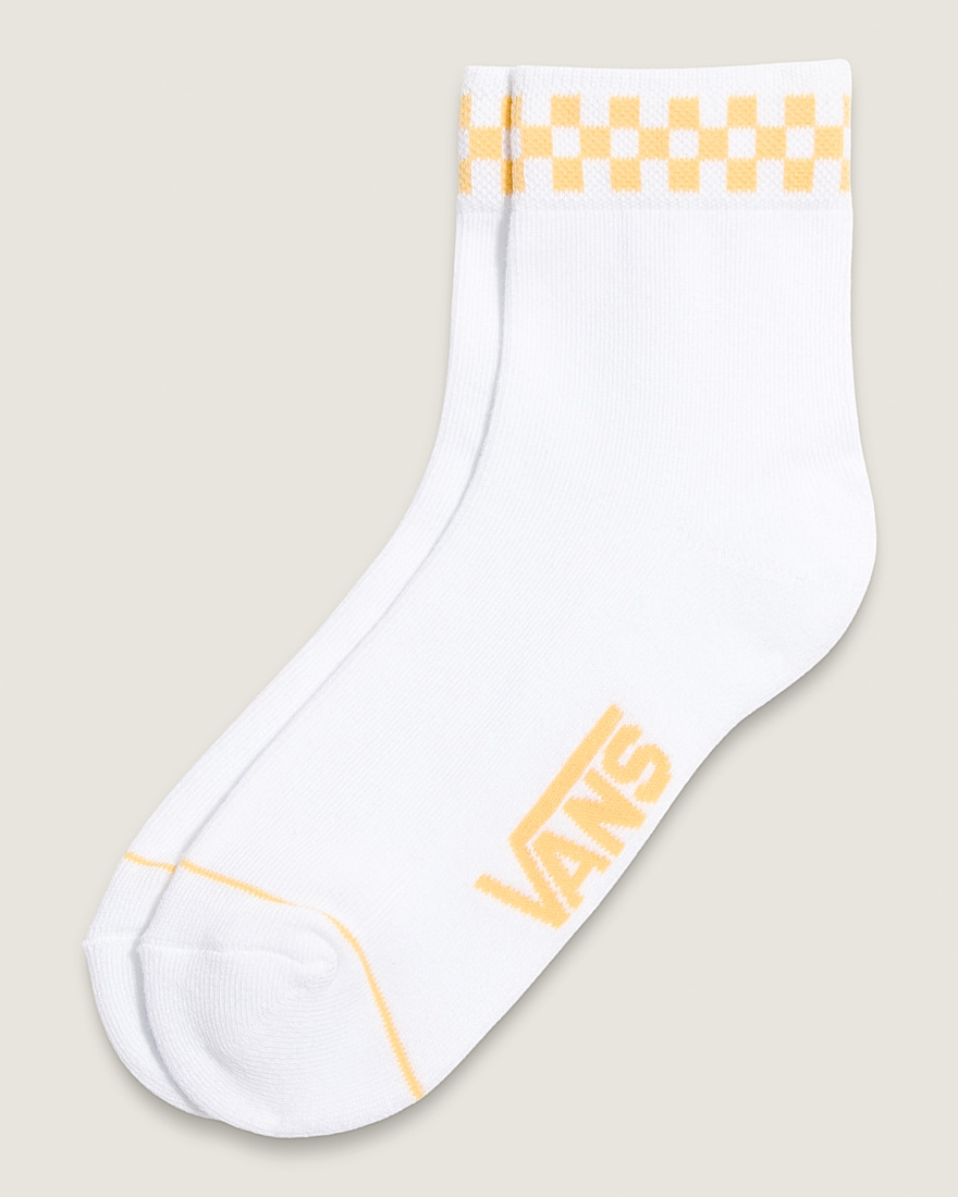 Peek-A-Check Crew Socks - 1