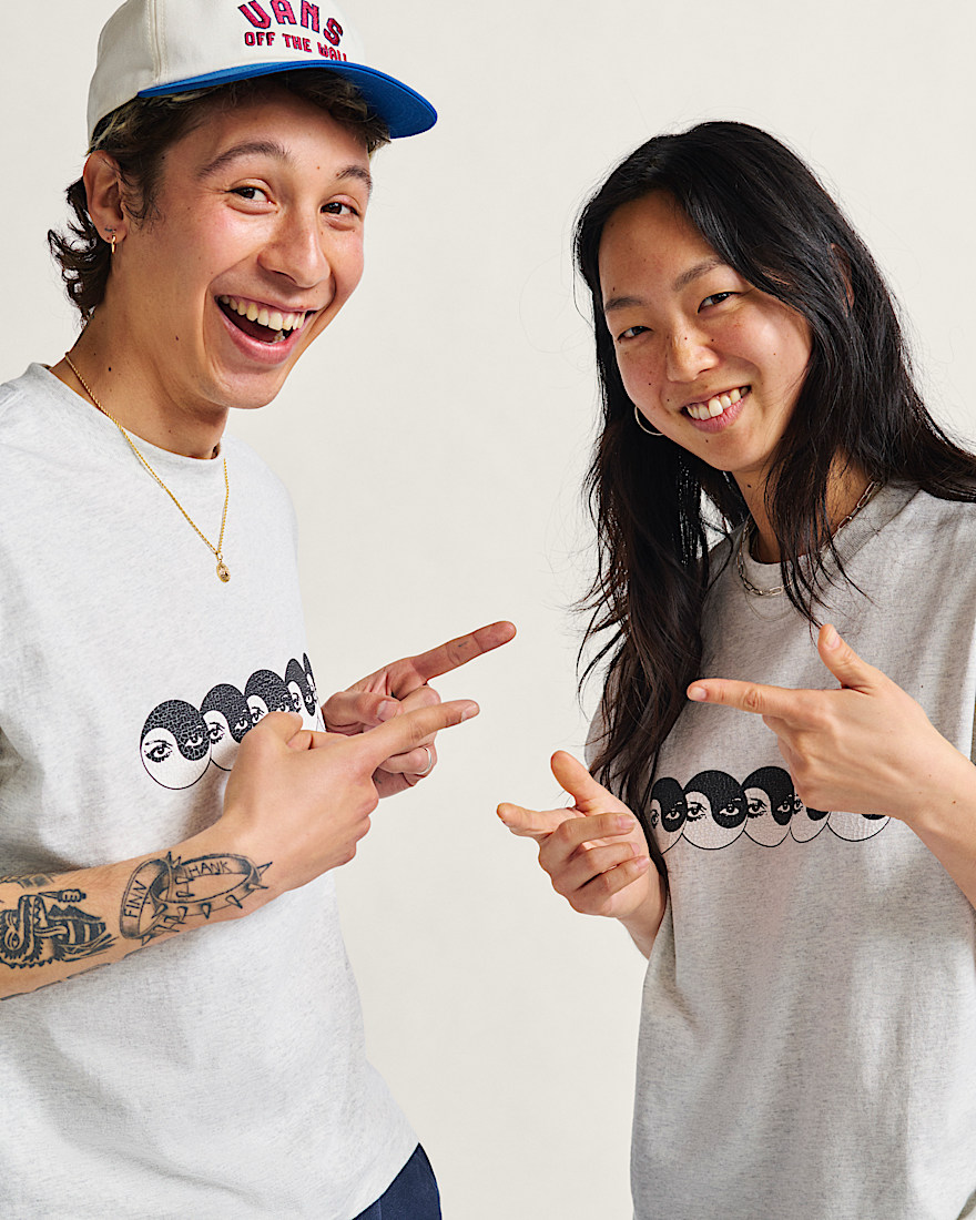 Skate Ying Yang Eyes T-Shirt