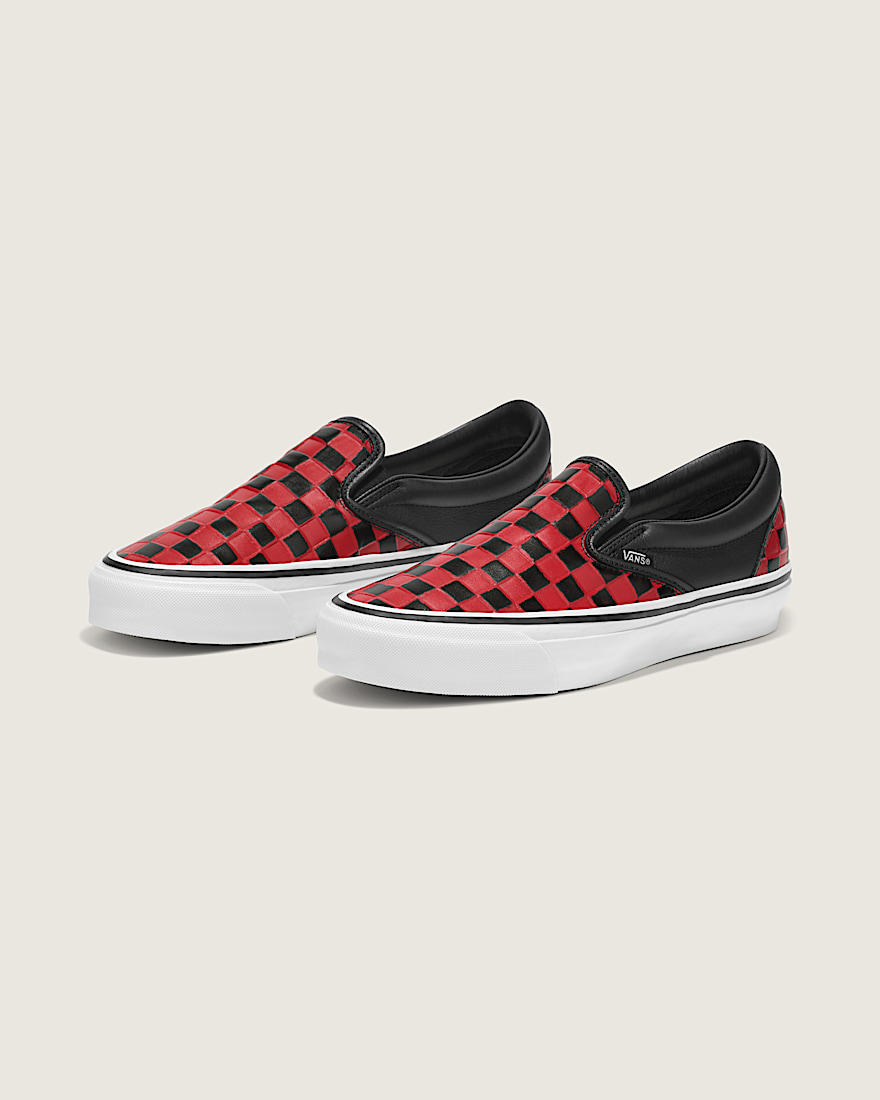 OTW Leather Checkerboard Slip-On 98 Vibram