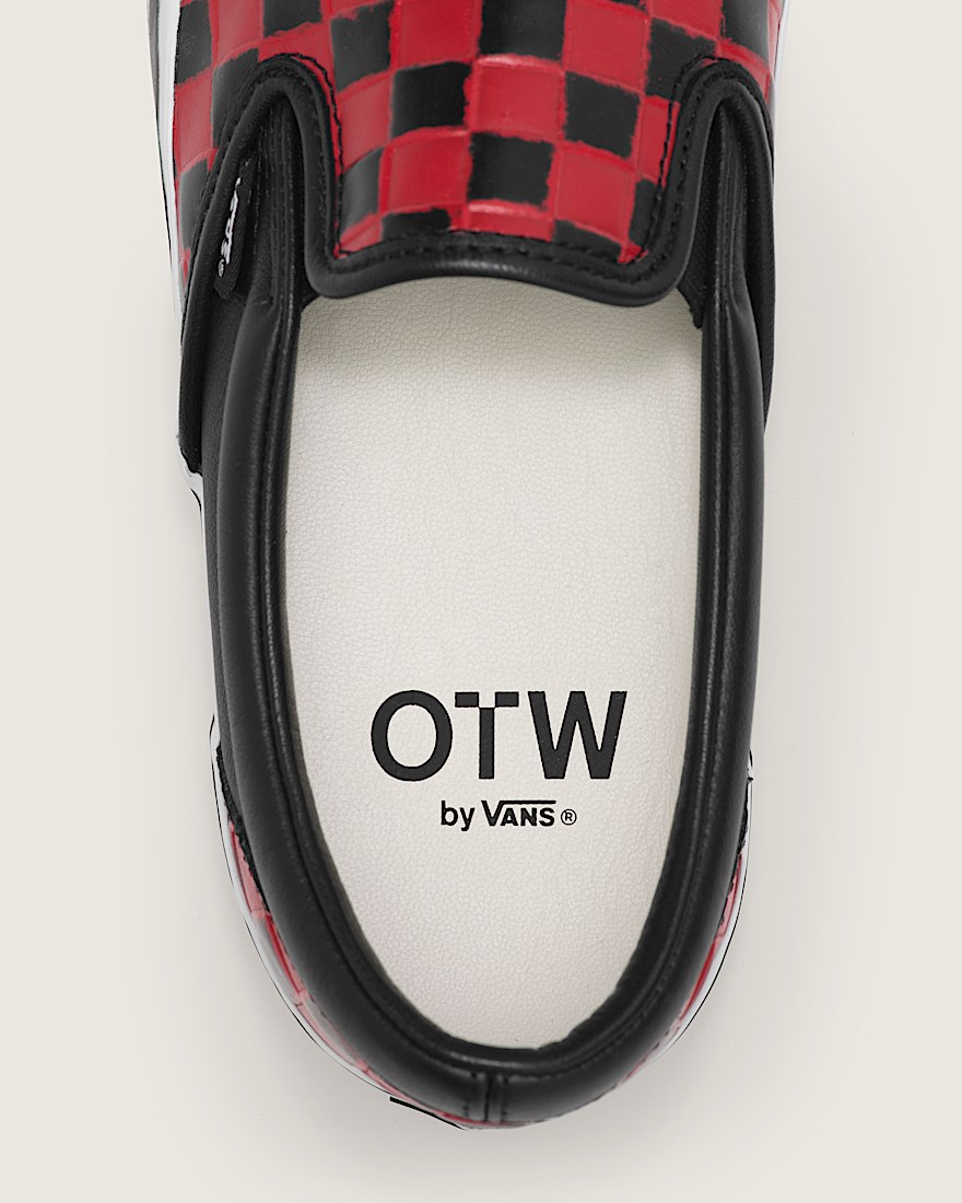 OTW Leather Checkerboard Slip-On 98 Vibram